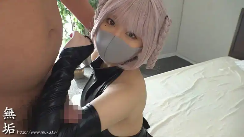 MUKC-054 H cup 壓倒性巨乳蒙面美少女發情。在酒店COSPLAYER。中出、骯髒、渾身淫水、4P亂交。不露臉注意！的劇照13