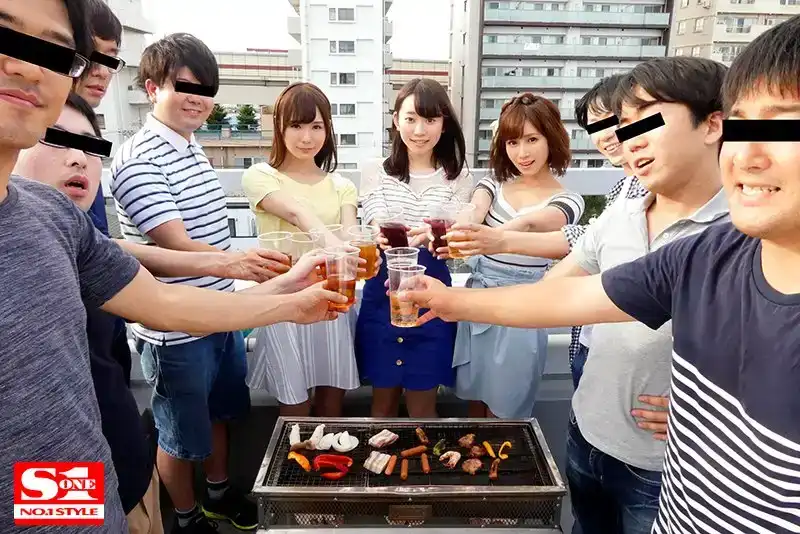 SSNI-355 S1 15周年紀念版3大女優大共演 第2彈 集團NTR 被輪奸的3位護士 團聚BBQ上被變態寢取 ~ 架乃由羅 Miru 小島南的劇照1