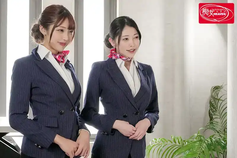 CJOD-433 喝醉就秒變蕩婦，下了飛機和黑絲美腿空姐不倫做愛 ~ 木下日葵 森日向子的劇照9