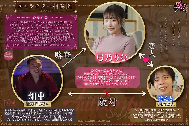 DASS-435 和我一起來東京的可愛巨乳女友，正在被咖啡店的房東操 ~ 弓乃凜夢的劇照10