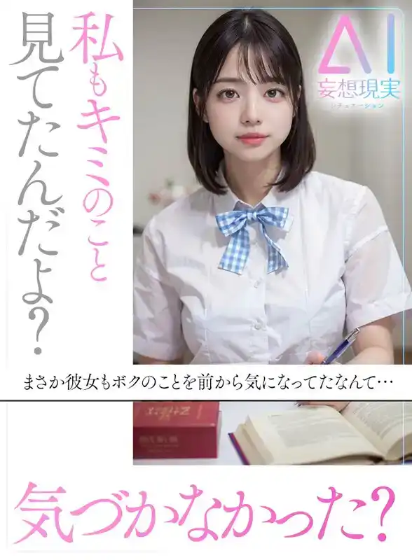 KMAI-001 【妄想AI】發生在我這個垃圾身上的奇跡 - 和SSS顏值的超級美少女放課後的做愛 ~ 涼宮花戀的劇照11