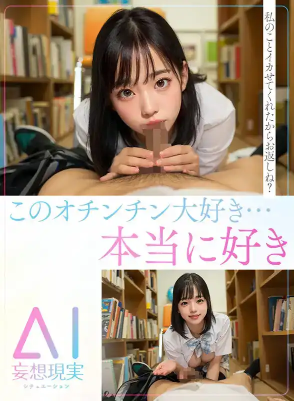 KMAI-001 【妄想AI】發生在我這個垃圾身上的奇跡 - 和SSS顏值的超級美少女放課後的做愛 ~ 涼宮花戀的劇照6