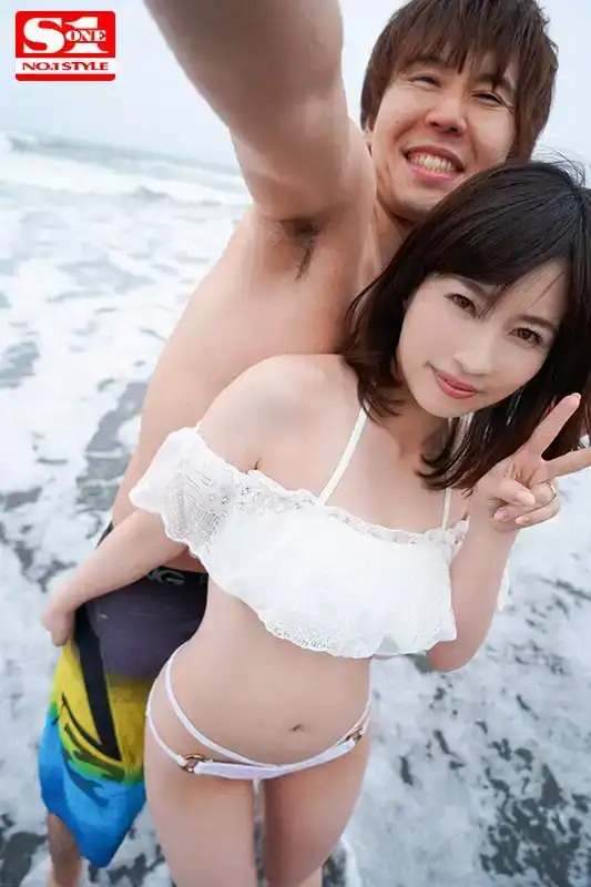 SSNI-531 新婚旅行NTR：巨乳若妻，在海灘上被過去搭訕的風騷男人戴上了寢取了 ~ 奧田咲的劇照8