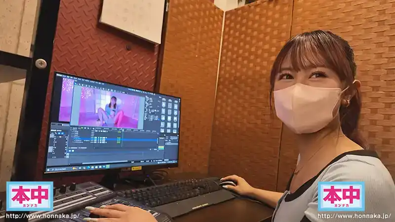 HMN-683 新人 SEX天才！！因太勁爆被BAN的美臀隱祕賬號妹子瘋狂扭腰內射SEX視頻編輯 AV出道的劇照1