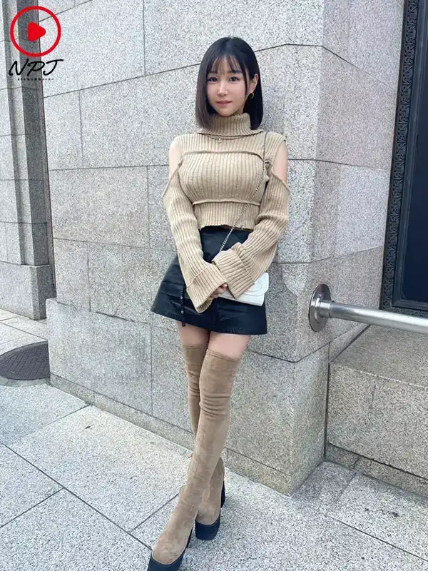 NPJS-155 跟拍街頭快照的巨乳美女，看多少錢她肯脫衣服多少幹@新宿 紀子醬 ~ 蘆名穗花的劇照12