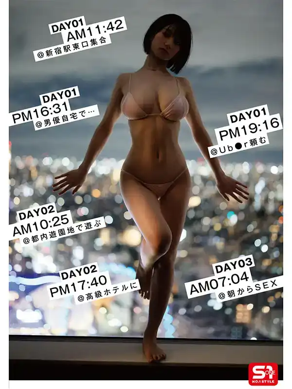 SONE-638 最強女優的真實素顏SEX！無劇本隨性欲狂幹不停的超色超素顏2泊3日SEX約會 ~ 瀨戶環奈的劇照7