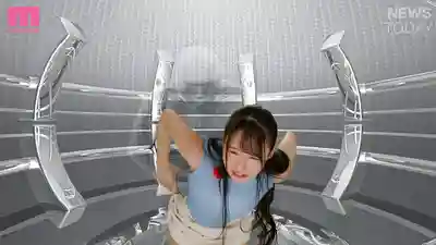 MIAB-484 女主播透明羞恥輪流上陣 傲嬌菁英妹子穿綠緊身衣被隱形猛男瘋狂羞辱復仇 ~ 月野江翠的劇照14