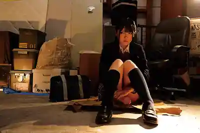 UMSO-595 離家少女的肉體回報：大叔謝謝你！收留我的報答就是陪你爽一下 VOL.03 ~ 藤田梢 皆瀨明裏 的劇照19