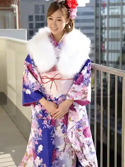 1PON-011213_514 和服成人禮的無褲內誘惑狂歡 ~ 川島れい的劇照5