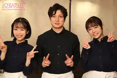 CAWD-904 錯過末班車被兩個打工妹帶回家 爆乳和貧乳雙飛夾擊 興奮到不管後果瘋狂幹了一整晚 ~ 日向夏 羽月乃蒼 的劇照17