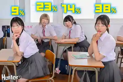 HUNTC-476 80%？這是什麼鬼？只有我能看到可以幹的幾率！ ~ 海野いくら 最上一花 藤井蕾菈 安堂はるの 夏空梨花 有馬美玖 的劇照13