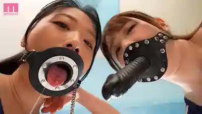 MIAB-574 魔改凸凹口枷雙飛高潮夾擊 我的雞巴被兩個美少女反復榨精…2 ~ 花狩舞 二葉惠麻 的劇照5