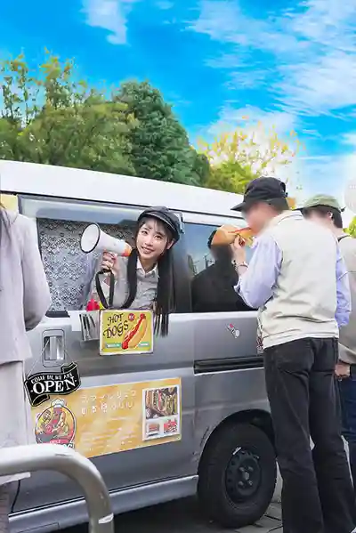 SGKI-081 人氣AV女優挑戰！ 邊潮噴邊賣熱狗 ~ 望月蕾 小野阪唯香 的劇照7